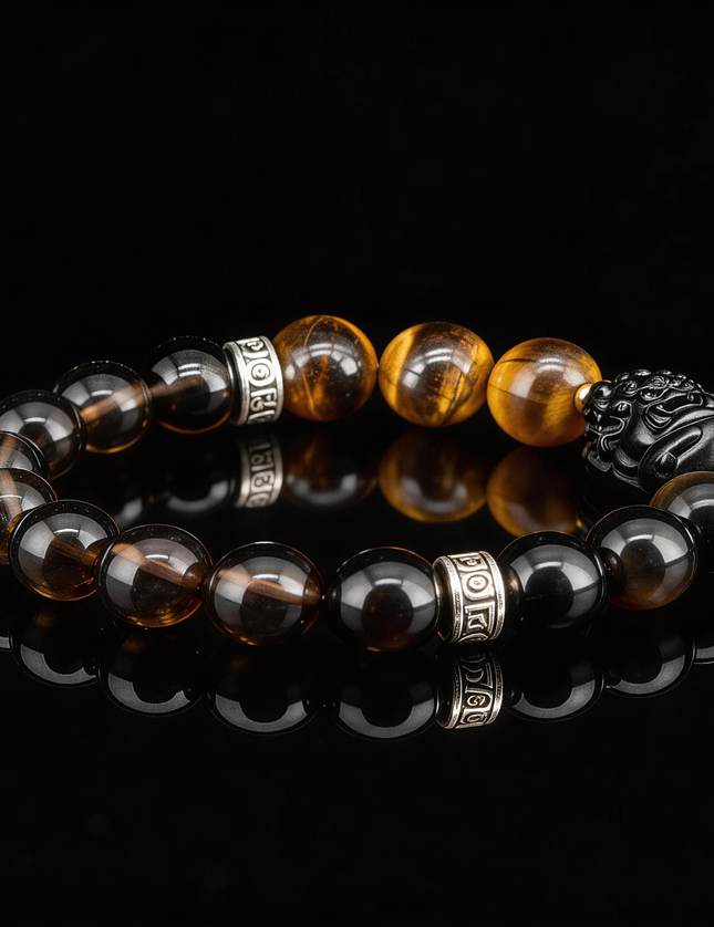 Stability & Prosperity Beaded Bracelet-Karmasoul