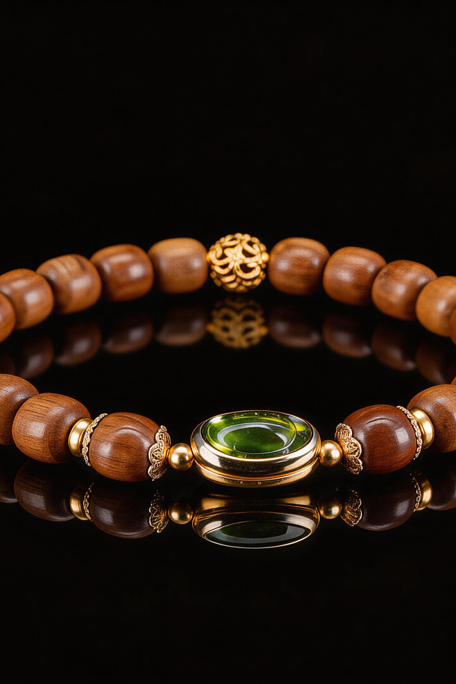 Earth Energy Peridot Bracelet-Karmasoul