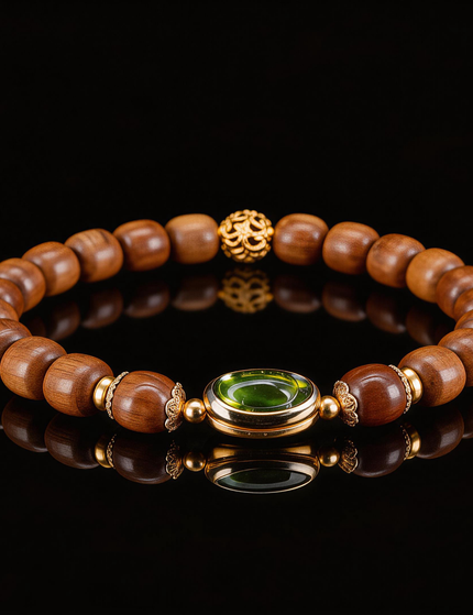 Peridot Ingot Accent Bracelet