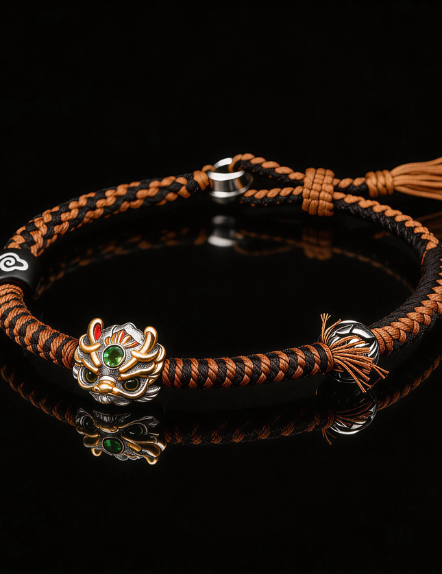 Green Dragon Peridot Bracelet-Karmasoul