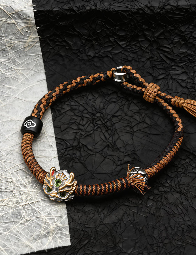 Green Dragon Peridot Bracelet-Karmasoul