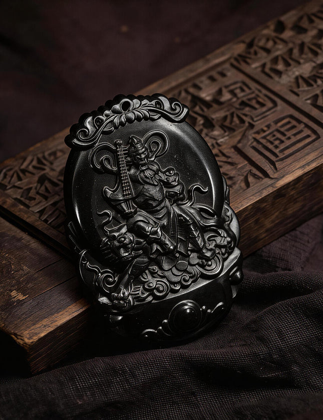 Jade Protection Charm for Wealth and Courage-Karmasoul