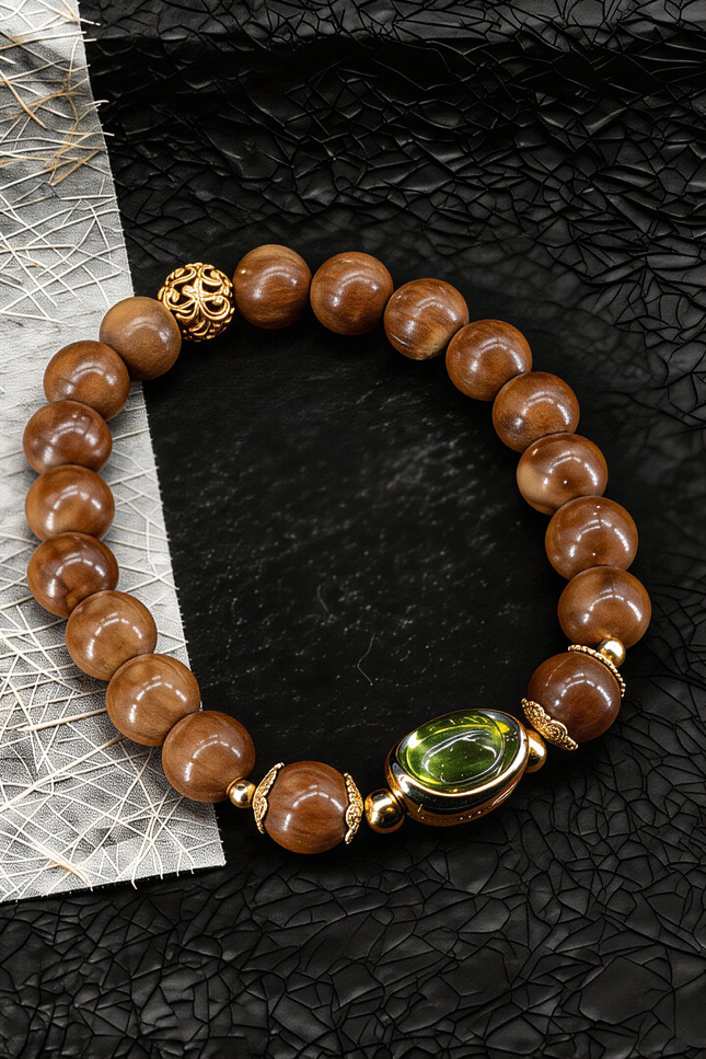 Earth Energy Peridot Bracelet-Karmasoul