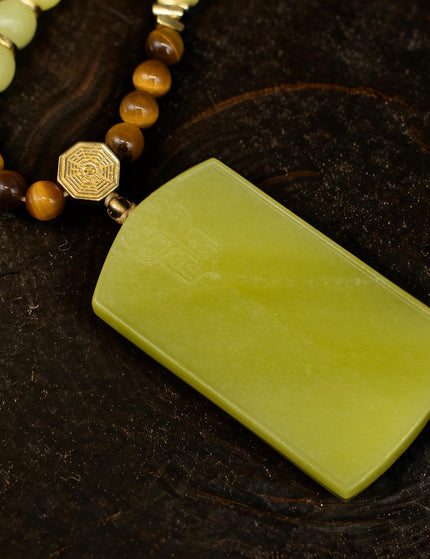 Guardian Beast Peace Jade Pendant – Collector’s Edition-Karmasoul