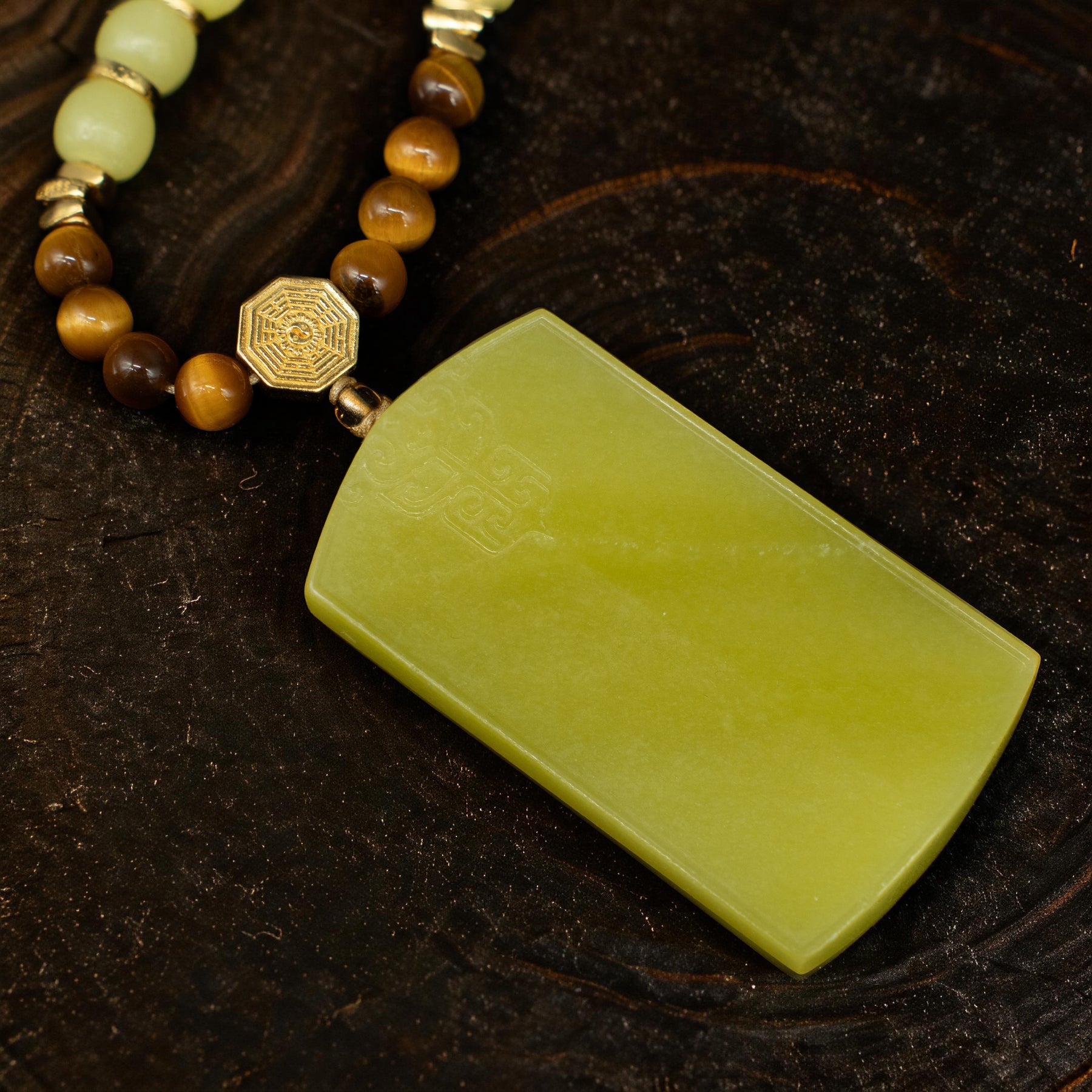 Guardian Beast Peace Jade Pendant – Collector’s Edition-Karmasoul