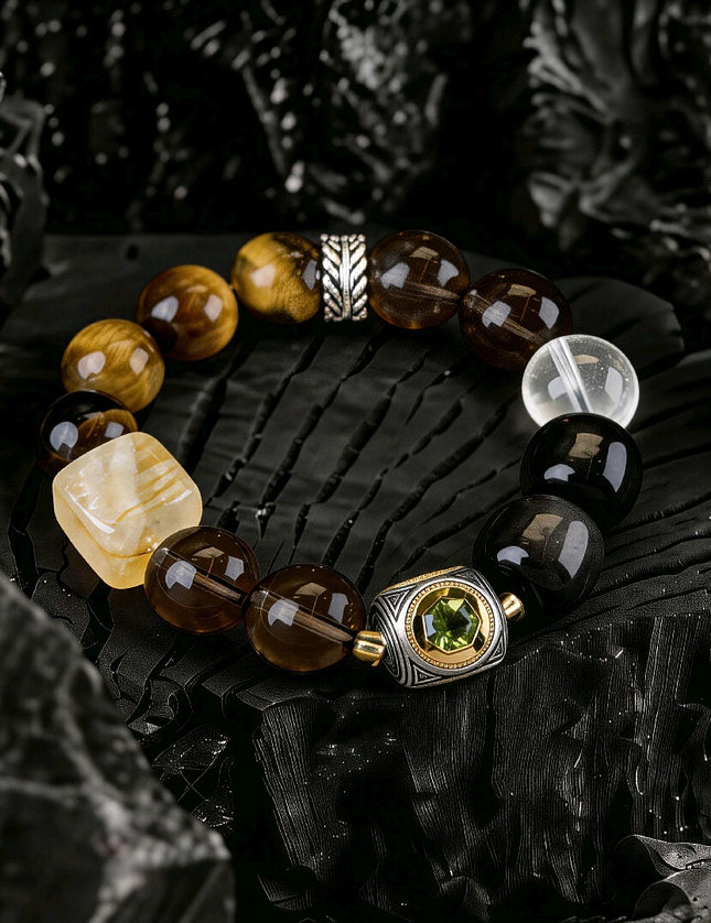 Abundance Flow Jade Bracelet-Karmasoul