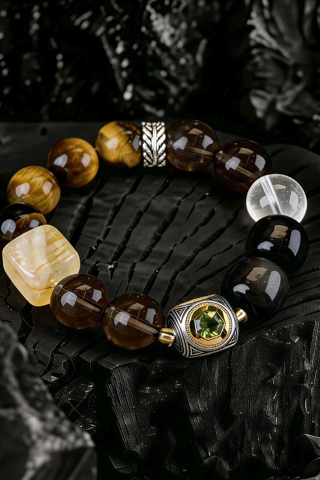 Abundance Flow Jade Bracelet-Karmasoul