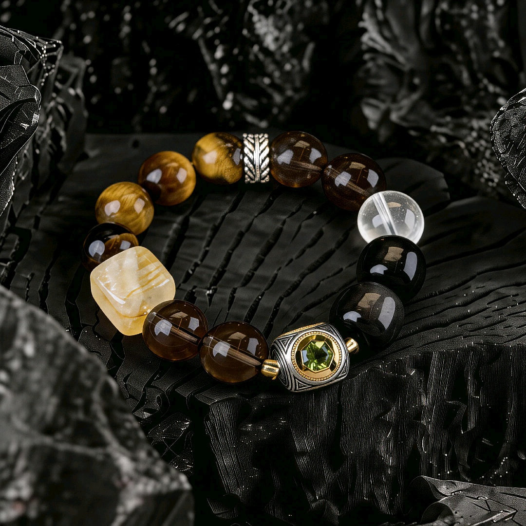 Abundance Flow Jade Bracelet-Karmasoul