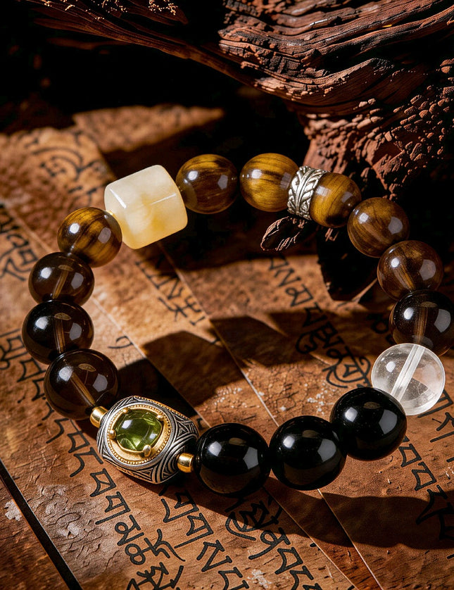 Abundance Flow Jade Bracelet-Karmasoul