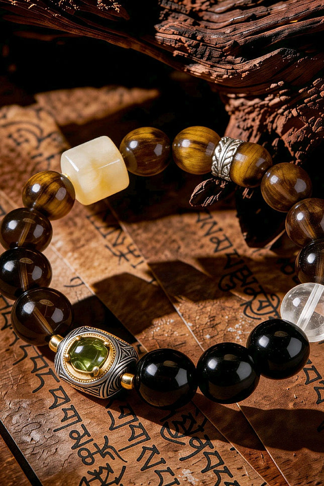 Abundance Flow Jade Bracelet-Karmasoul
