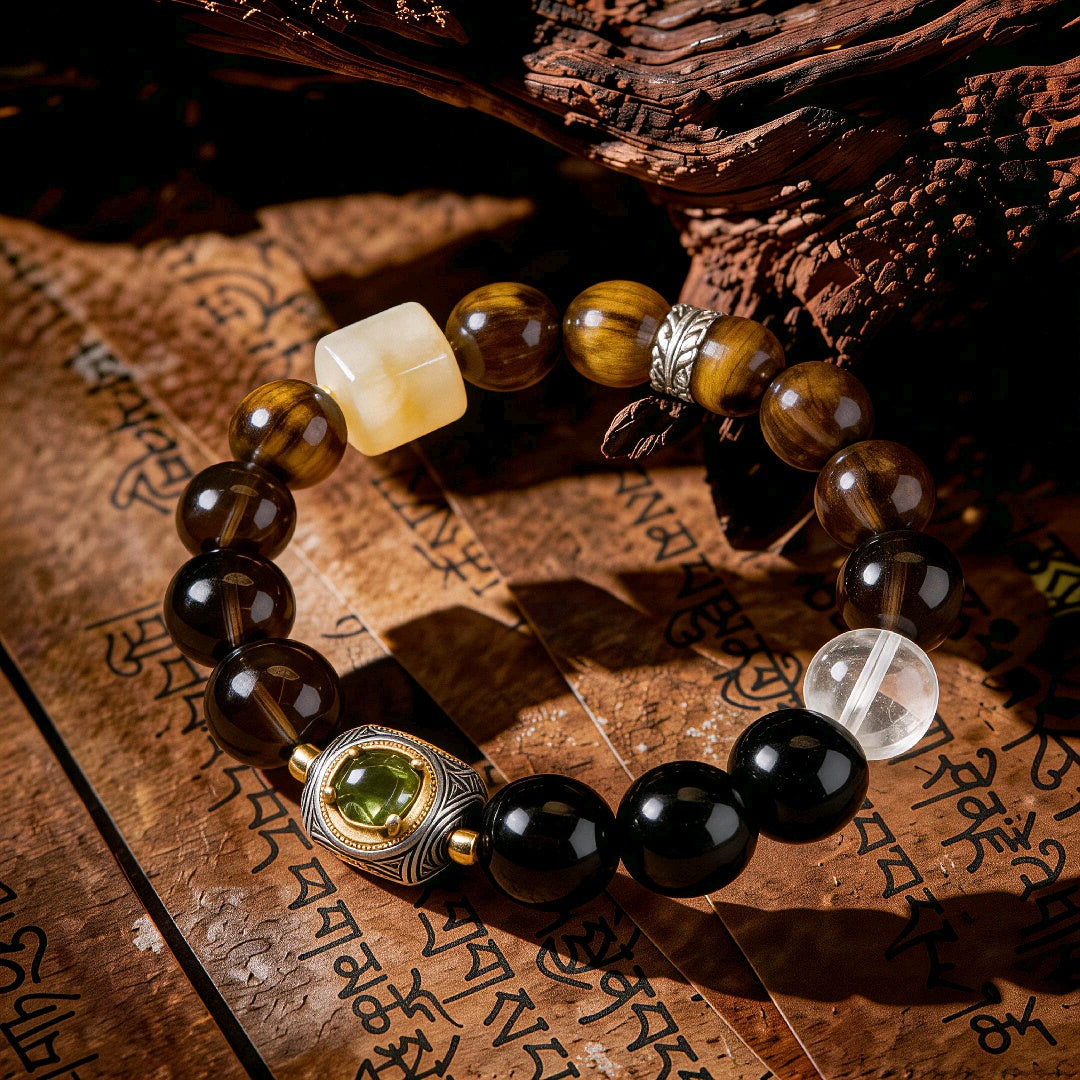 Abundance Flow Jade Bracelet-Karmasoul
