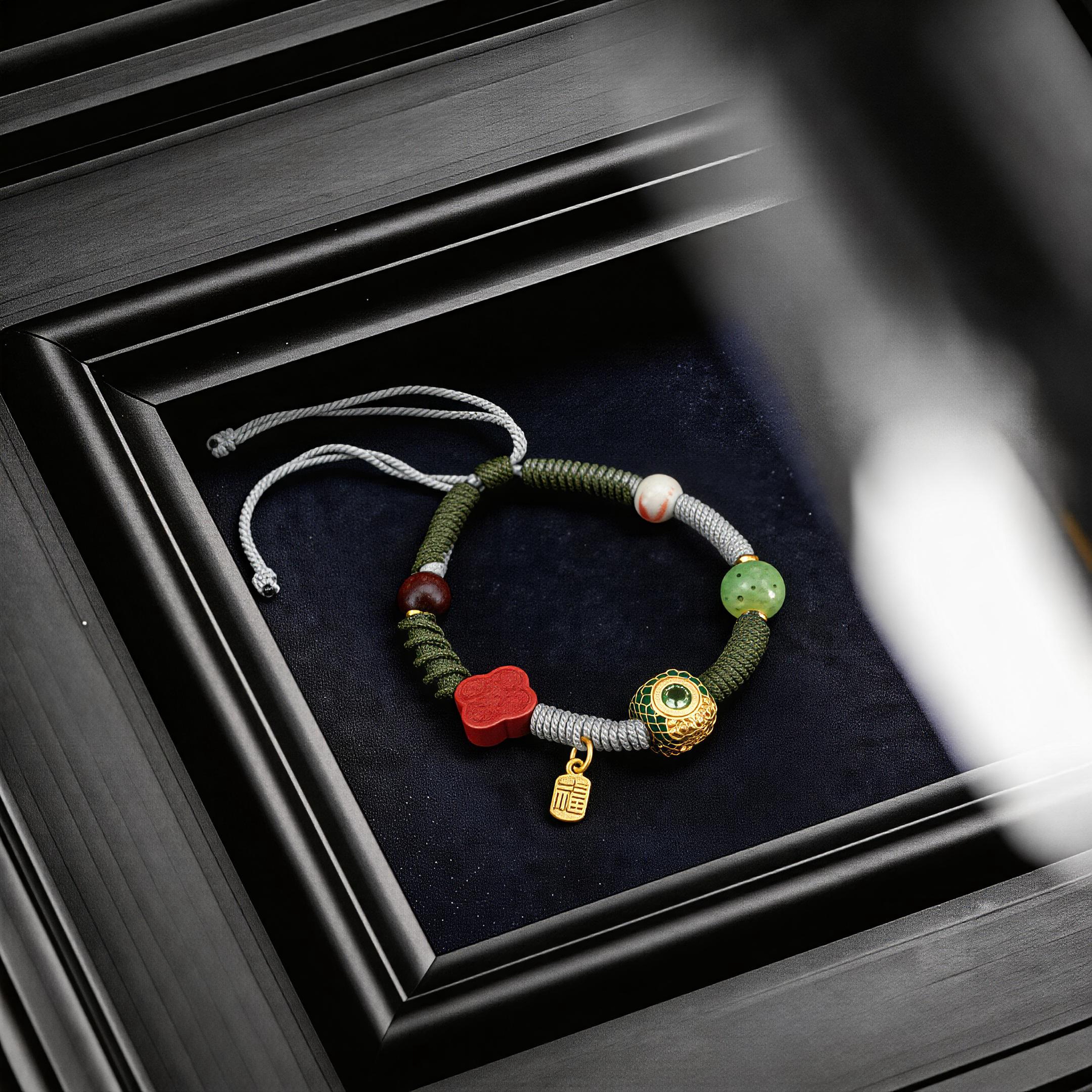 Green Dragon Peridot Bracelet-Karmasoul