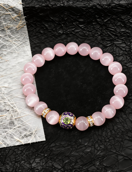 Nine-Tailed Fox Peridot Wealth Bracelet
