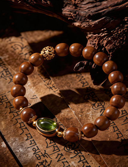 Peridot Ingot Accent Bracelet