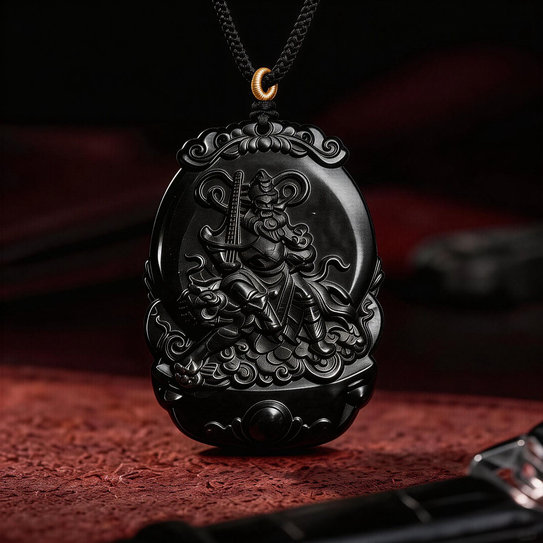 Jade Protection Charm for Wealth and Courage-Karmasoul