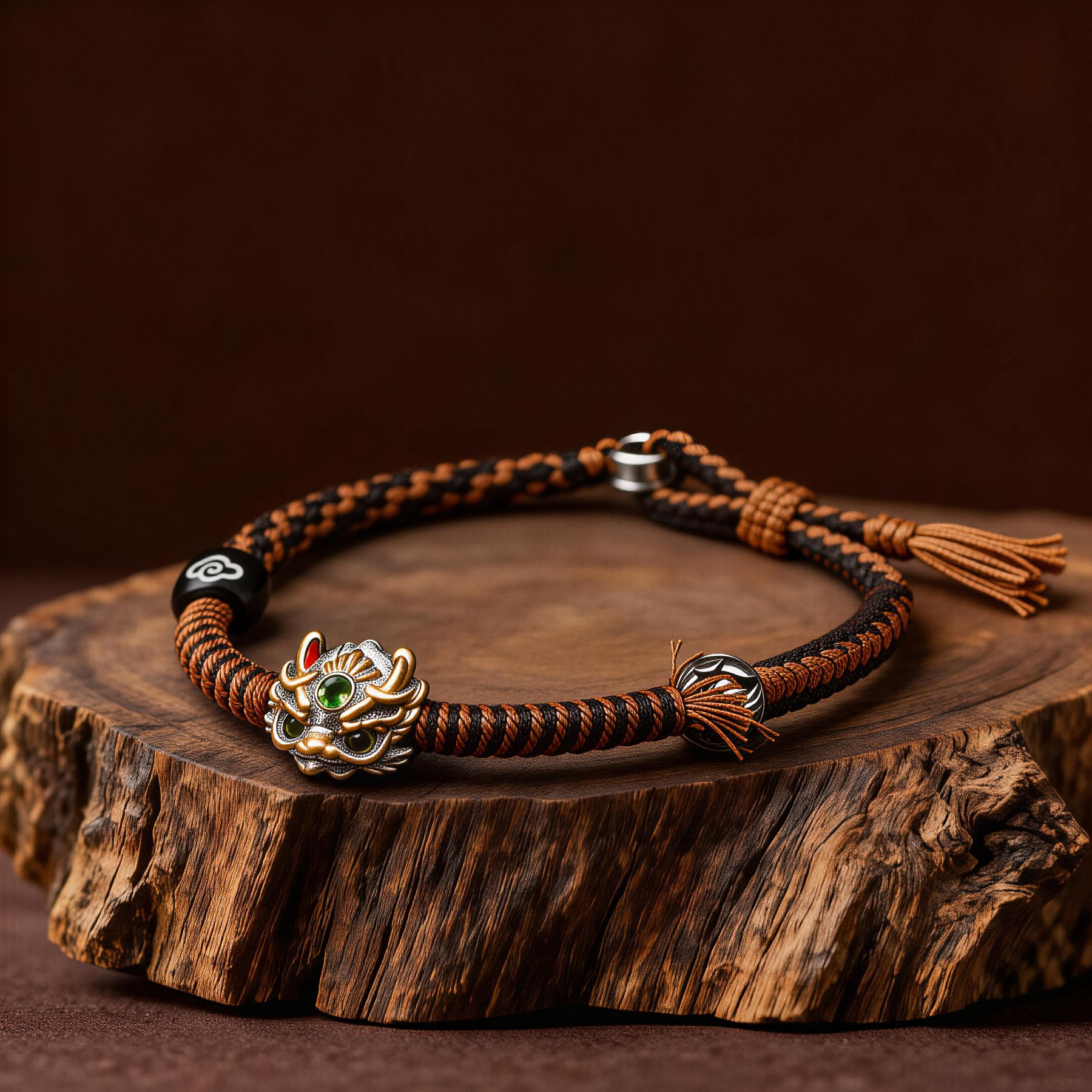 Green Dragon Peridot Bracelet-Karmasoul