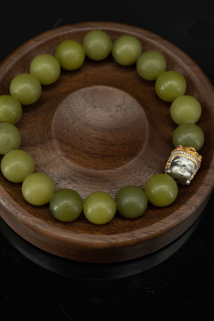 Buddha Guardian Jade Bracelet-Karmasoul