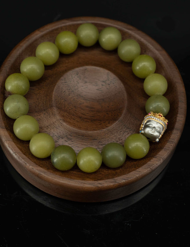 Buddha Guardian Jade Bracelet-Karmasoul