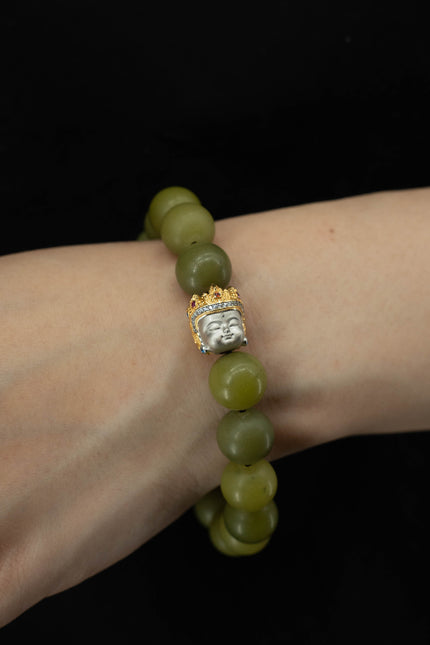 Buddha Guardian Jade Bracelet-Karmasoul