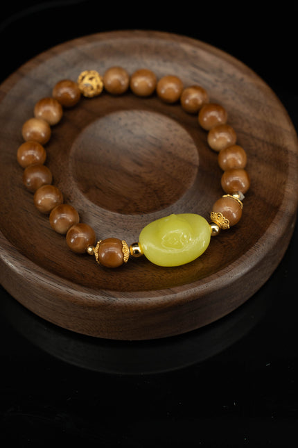 Fortune &amp; Inner Peace Kuk Seed Ingot Bracelet-Karmasoul