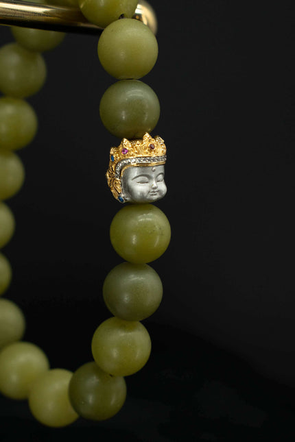 Buddha Guardian Jade Bracelet-Karmasoul