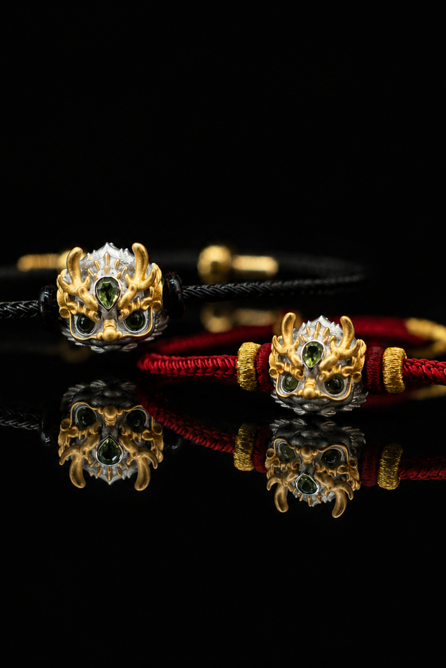 Guardian Qilin Peridot Bracelet-Karmasoul