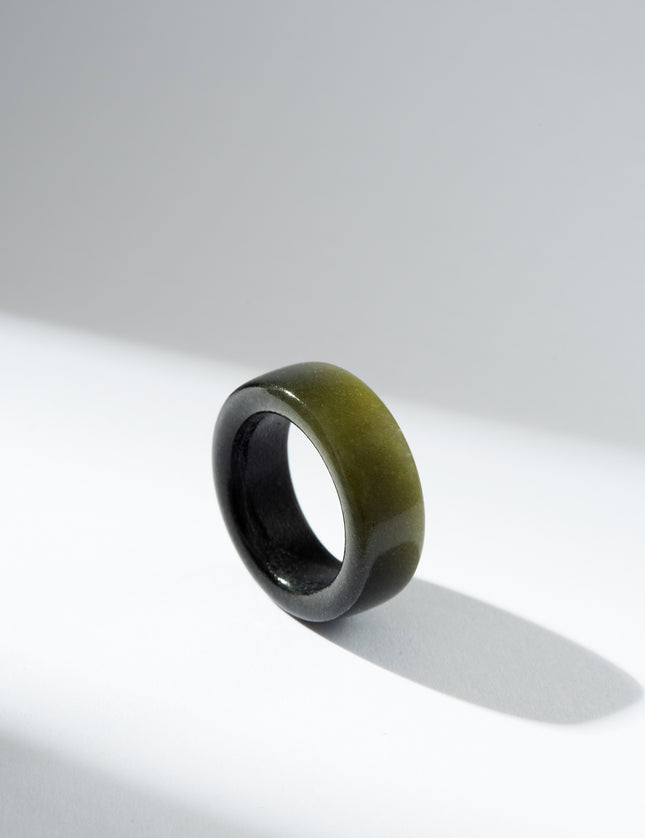 Natural Jade Ring — Style B — product view 2