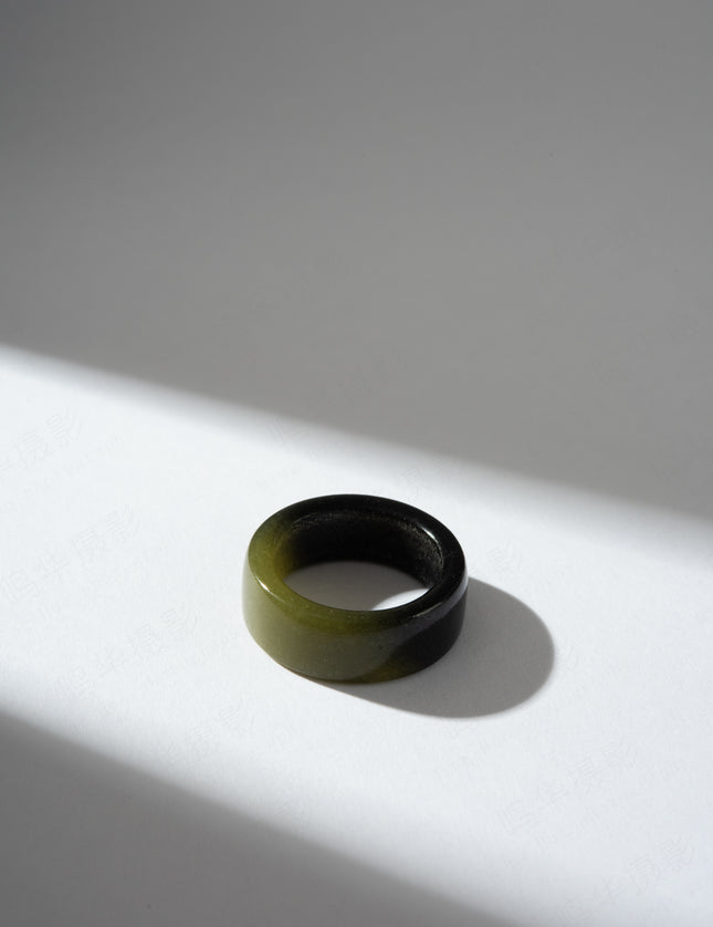 Natural Jade Ring — Style G — product view 2
