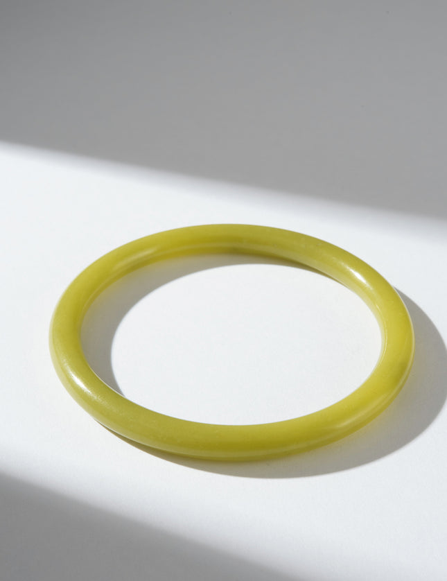 Natural Jade Bangle — Style C — product view 1
