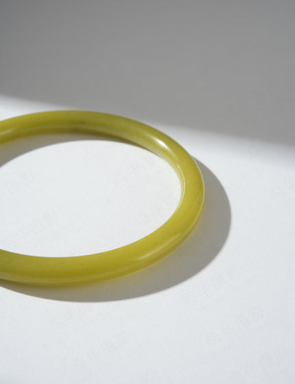 Natural Jade Bangle — Style C — product view 4