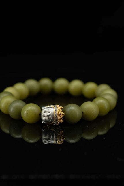 Buddha Guardian Jade Bracelet-Karmasoul