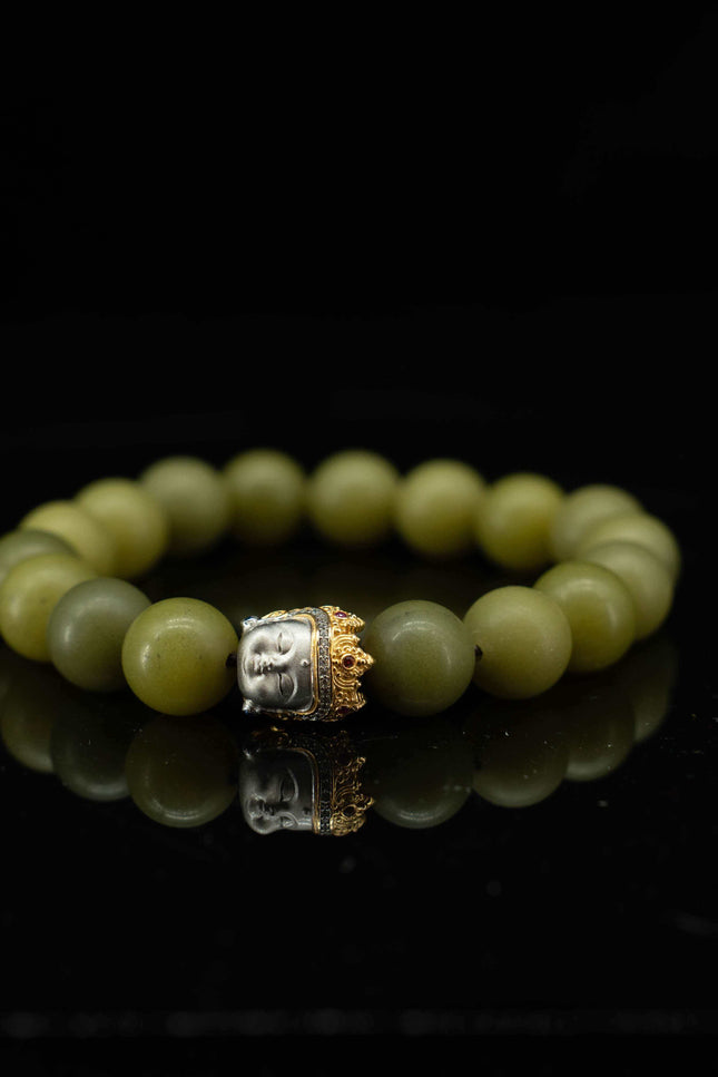 Buddha Guardian Jade Bracelet-Karmasoul
