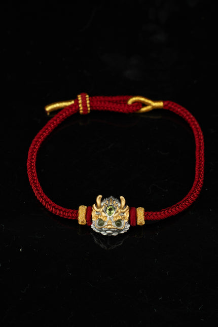 Guardian Qilin Peridot Bracelet-Karmasoul