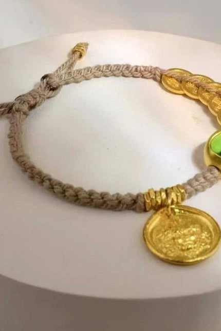 Abundance Flow Peridot Bracelet-Karmasoul