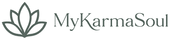 MyKarmaSoul dark forest green lotus logo