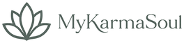 MyKarmaSoul dark forest green lotus logo
